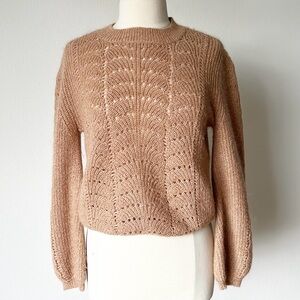Aritzia Little Moon Wool Mohair Blend Sweater